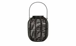 Laterne Rattan Solar-Tischleuchte, Schwarz -Garten Verkäufe 10686201 1 202201131238