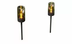 Led-Solar-Spieße, 2Er-Set Klar/Schwarz, 12 Led-Solar-Spieße, 2Er-Set Klar/Schwarz, -Garten Verkäufe 10688945 5 202201181236