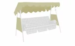 Angerer Dach Hollywoodschaukel Seiten | Ersatz Beige