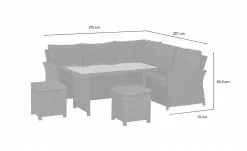 A Casa Mia Lochau Lounge-Set -Garten Verkäufe 10988800 25 202012152239