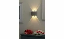 Paul Neuhau Led-Aussenwandleuchte,4-Flammig, Silberfarben