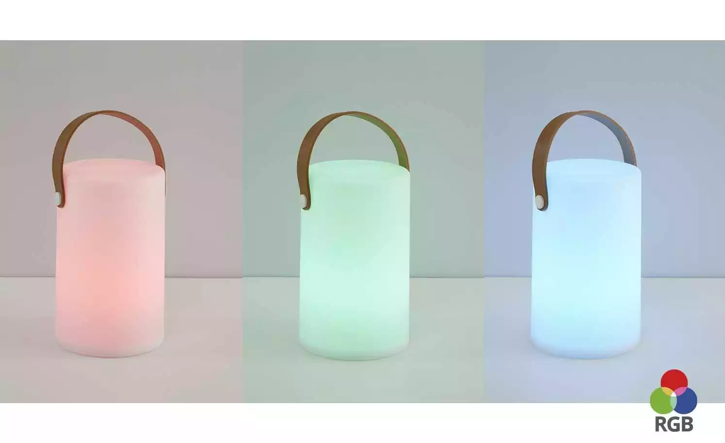 Akku-Led-Tischleuchte Trio Weiß 3 Akku-Led-Tischleuchte Trio Weiß