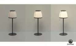 Anthrazit Trio Außen-Tischleuchte,