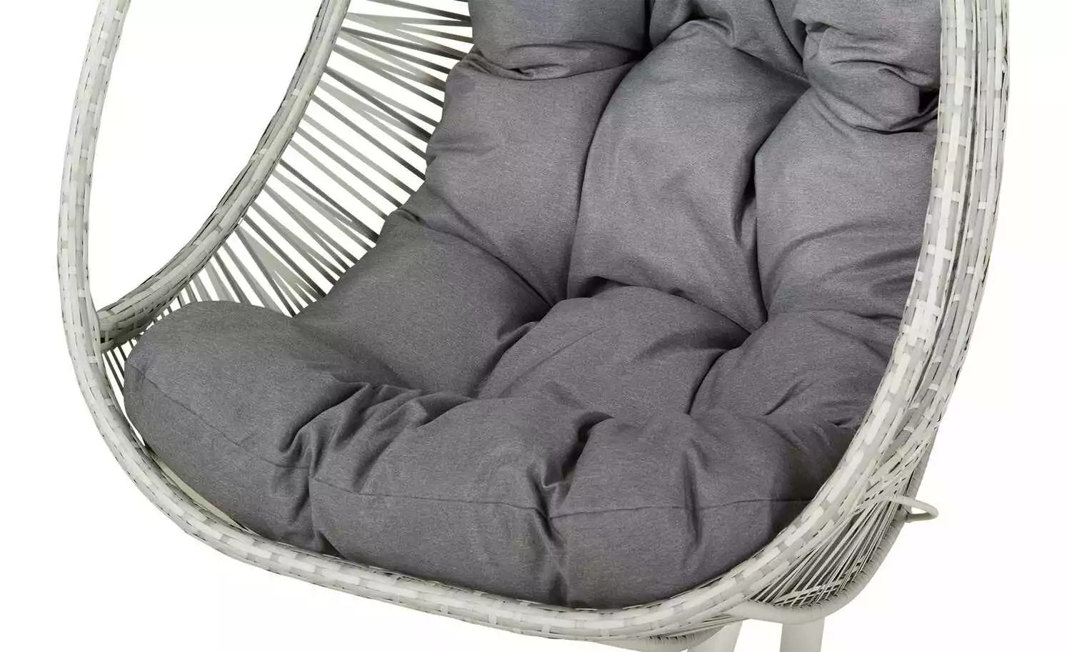 Hängesessel | Tahiti Ii Hellgrau Weiß 12 Hängesessel | Tahiti Ii Hellgrau Weiß – Bild 10