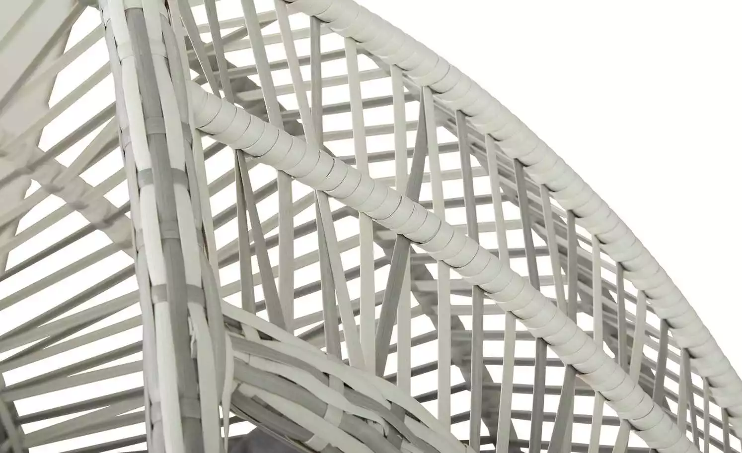 Hängesessel | Tahiti Ii Hellgrau Weiß 9 Hängesessel | Tahiti Ii Hellgrau Weiß – Bild 7