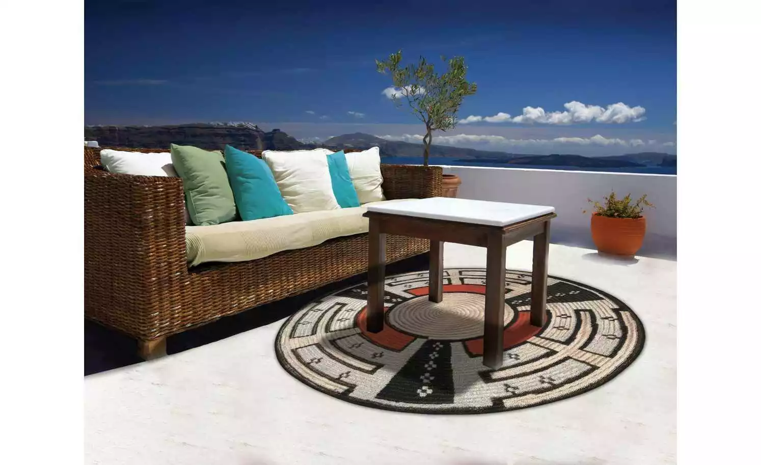 Gino Falcone Teppich 100|Cm 100 Cm Ø 3 Gino Falcone Teppich 100|Cm 100 Cm Ø