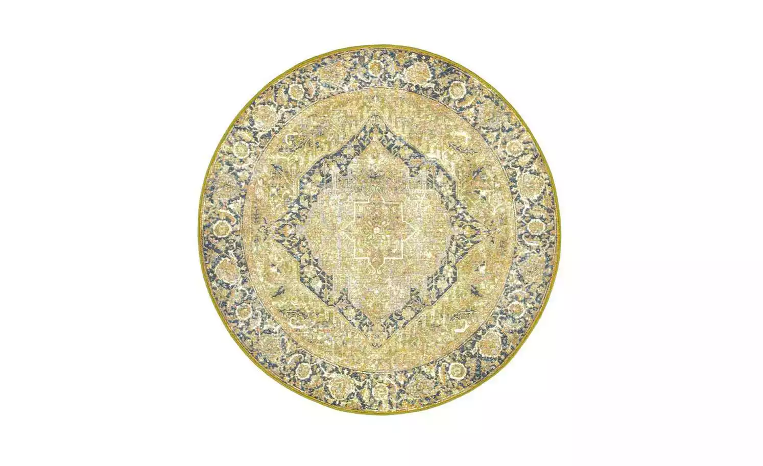 Tom Tailor Teppich 100|Cm 100 Cm Ø 0,5|Cm Grün 3 Tom Tailor Teppich 100|Cm 100 Cm Ø 0,5|Cm Grün