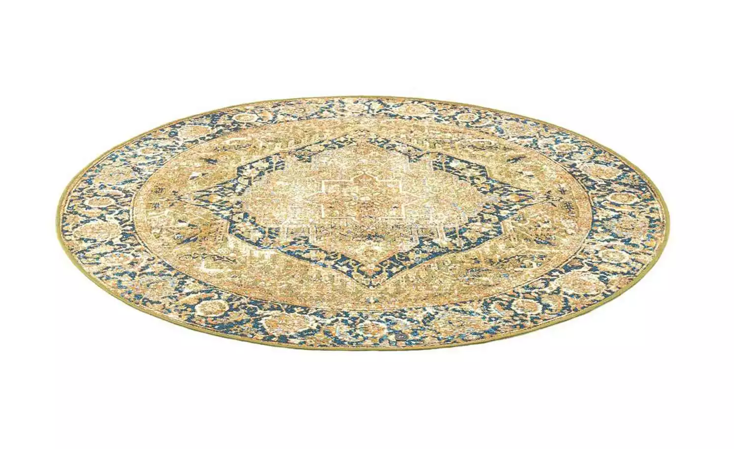 Tom Tailor Teppich 100|Cm 100 Cm Ø 0,5|Cm Grün 5 Tom Tailor Teppich 100|Cm 100 Cm Ø 0,5|Cm Grün – Bild 3