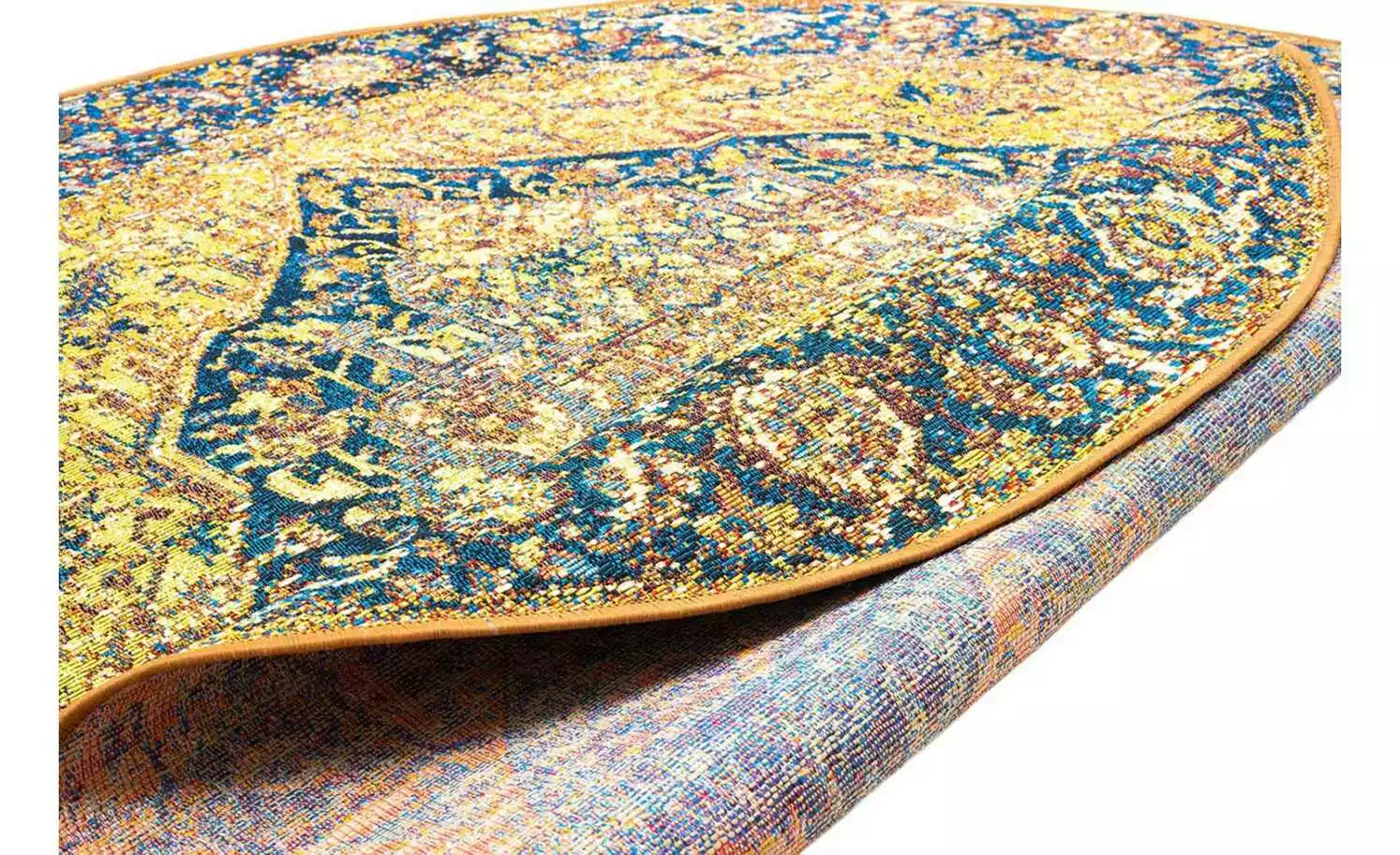 Tom Tailor Teppich 160 Cm 160|Cm Ø 0,5|Cm Gold 4 Tom Tailor Teppich 160 Cm 160|Cm Ø 0,5|Cm Gold – Bild 2