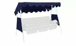 Angerer Dach Hollywoodschaukel Ersatz Seiten Blau